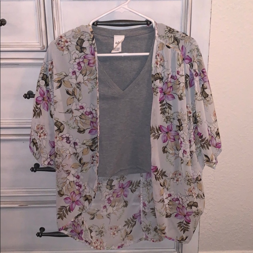floral kimono
